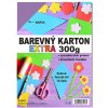 Barevný karton EXTRA 300g A4/10listů - fialový