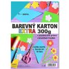 Barevný karton EXTRA 300g A4/10listů - světle modrý