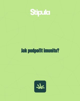 Imunita je prioritou. Malé návyky, silná imunita. #stipula #stipulanutrition #imunita #immunity #immunitybooster