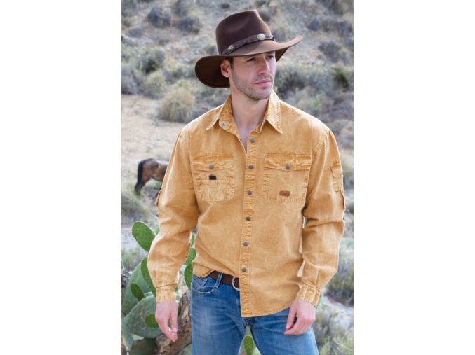 g270 3S04 Cowra Shirt mustard 1