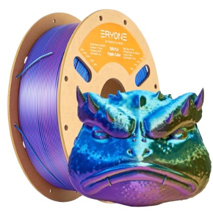 FILAMENT ERYONE / PLA SILK / TRIPLE - COLOR / ZLATÁ - MODRÁ - FIALOVÁ