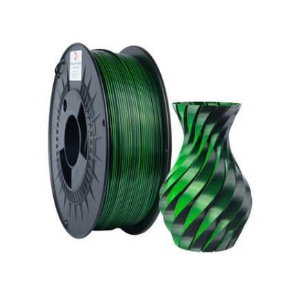 eng pm Filament 3DPower PLA SILK Dual Color 1 75mm Green Black 1kg 185 1
