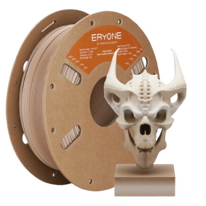 ERYONE / Pla Matte / Multicolor / Fossils - béžová - bílá / 1.75mm / 1kg – Filament pro 3D tisk