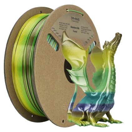 ERYONE / Pla Silk / Macaron Rainbow / Forest / 1.75mm / 1kg – Filament pro 3D tisk