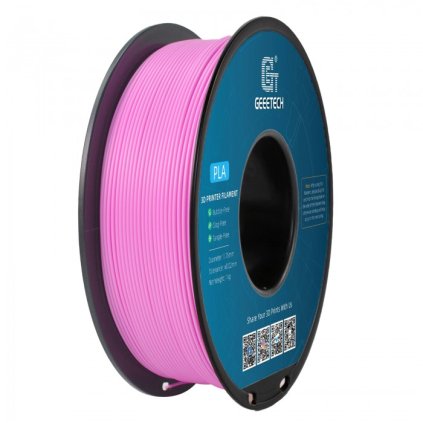 GEEETECH / Pla / Růžová / 1.75mm / 1kg – Filament pro 3D tisk