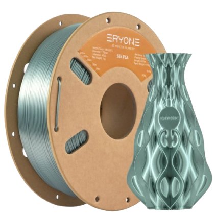 ERYONE / Pla Silk / Tmavě zelená / 1.75mm / 1kg – Filament pro 3D tisk