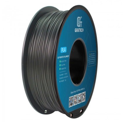GEEETECH / Pla / Černá / 1.75mm / 1kg – Filament pro 3D tisk