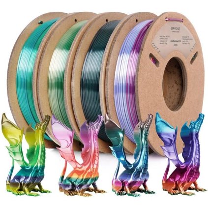 ERYONE | Pla Silk | Multi-color | Mix | 1.75mm | 4x0,25kg