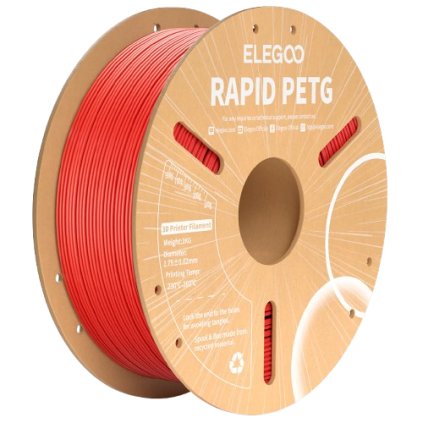 ELEGOO | Rapid Petg | Červená | 1.75mm | 1kg