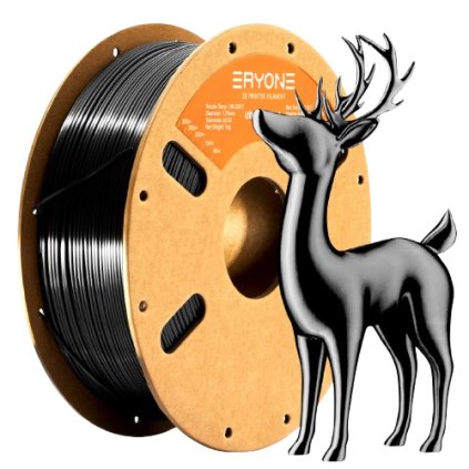 ERYONE | Pla Silk | Ultra Black | 1.75mm | 1kg