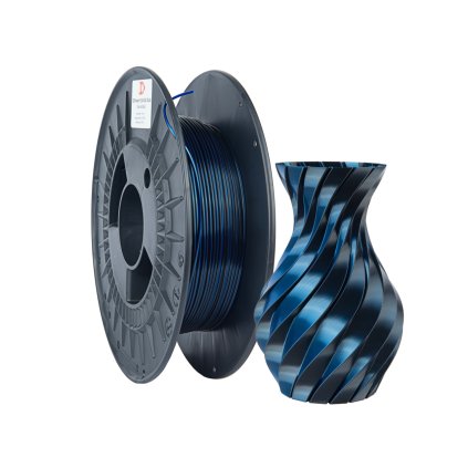 3DPOWER | PLA Dual Silk | Černá - Modrá | 1.75mm | 0,3kg