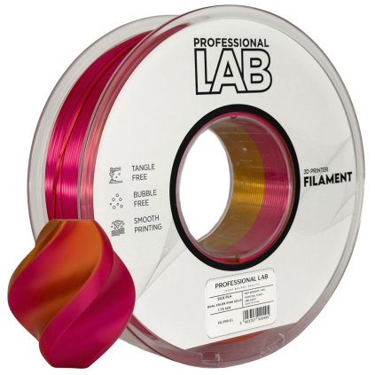 PROF. LAB | Pla Dual Silk | Růžová-zlatá | 1.75mm | 1kg