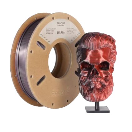 ERYONE | PLA Silk Dual-color | Černá - Červená | 1.75mm | 0,25kg