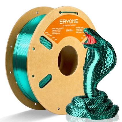 ERYONE PLA Silk tmavě zelená 1,75 mm 1 kg – filament pro 3D tisk