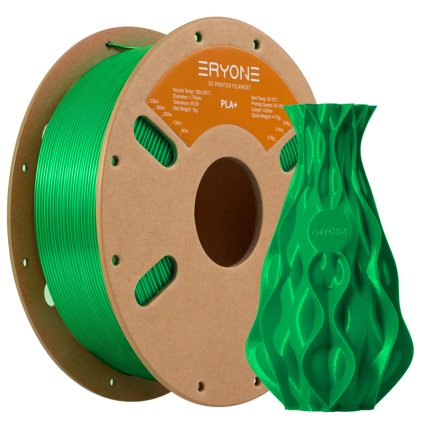 ERYONE | PLA+ filament | Zelená | 1.75mm | 1kg