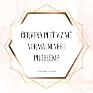 Zčervenání pleti v zimních měsících ❄️ je velmi časté. Ne vždy ale znamená problém. ✅️ Normální je, pokud pleť zčervená po...