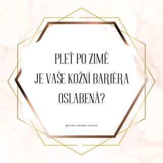 Zima dává pleti zabrat víc, než si často uvědomujeme. 😮‍💨 Mráz, vítr i suchý vzduch z topení mohou narušit její přirozenou...