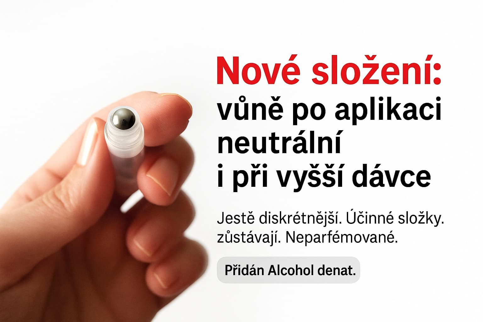 Ještě diskrétnější feromony – vůně zůstává neutrální
