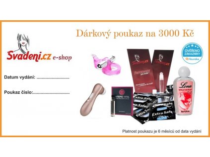 darkovy poukaz svadeni 3000