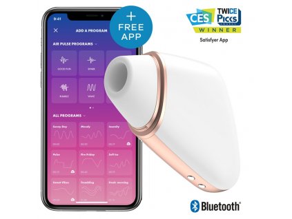 satisfyer connect tlakový vibrátor bluetooth