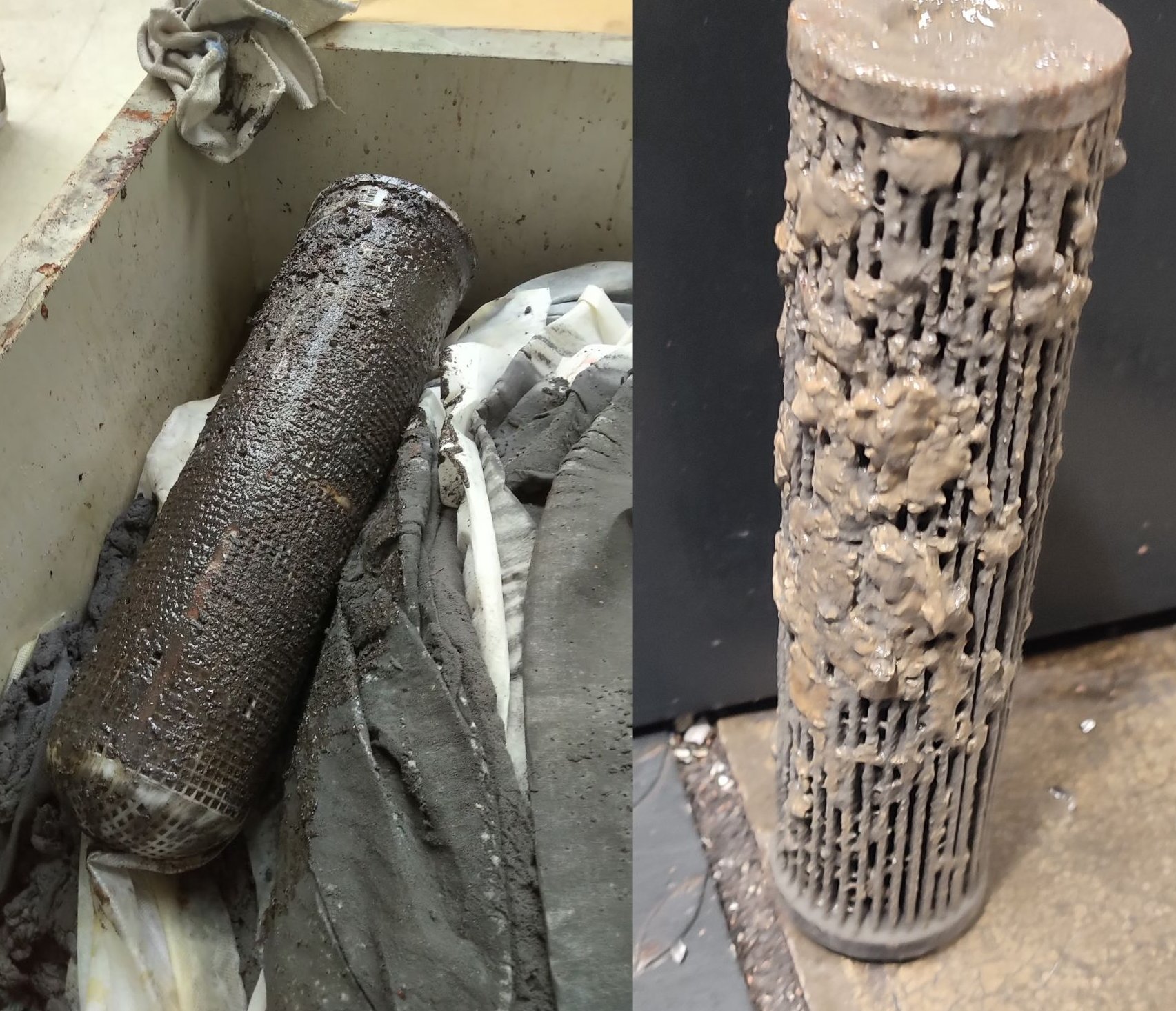 Filtre v systéme obrábacích kvapalín.