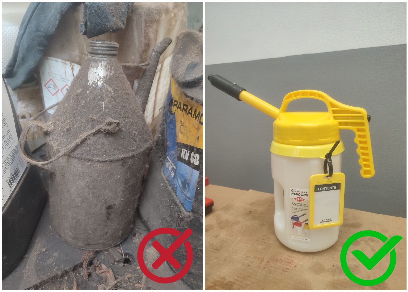 Predstavujeme vám systém nádob na dolievanie oleja.