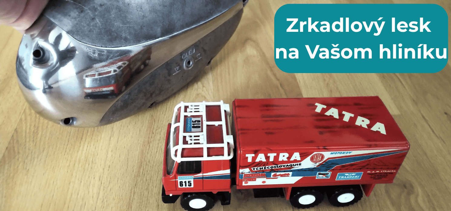 Leštiace pasty a kotúče na hliník aj ocele
