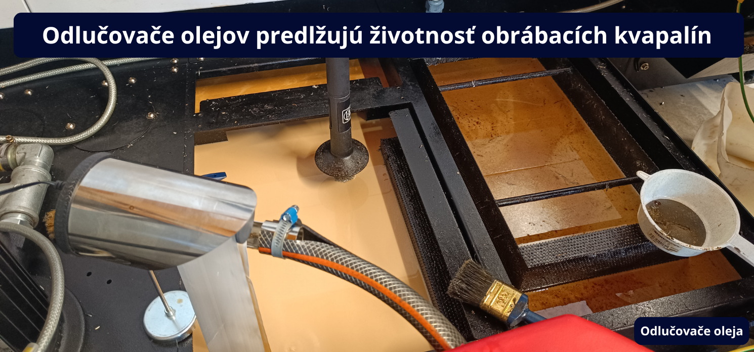 Odlučovače oleja z emulzií