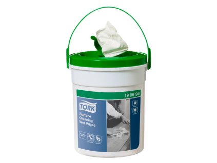 VLHČENÉ ABRAZÍVNE UTIERKY TORK PREMIUM 58 KS, 27 X 27 CM