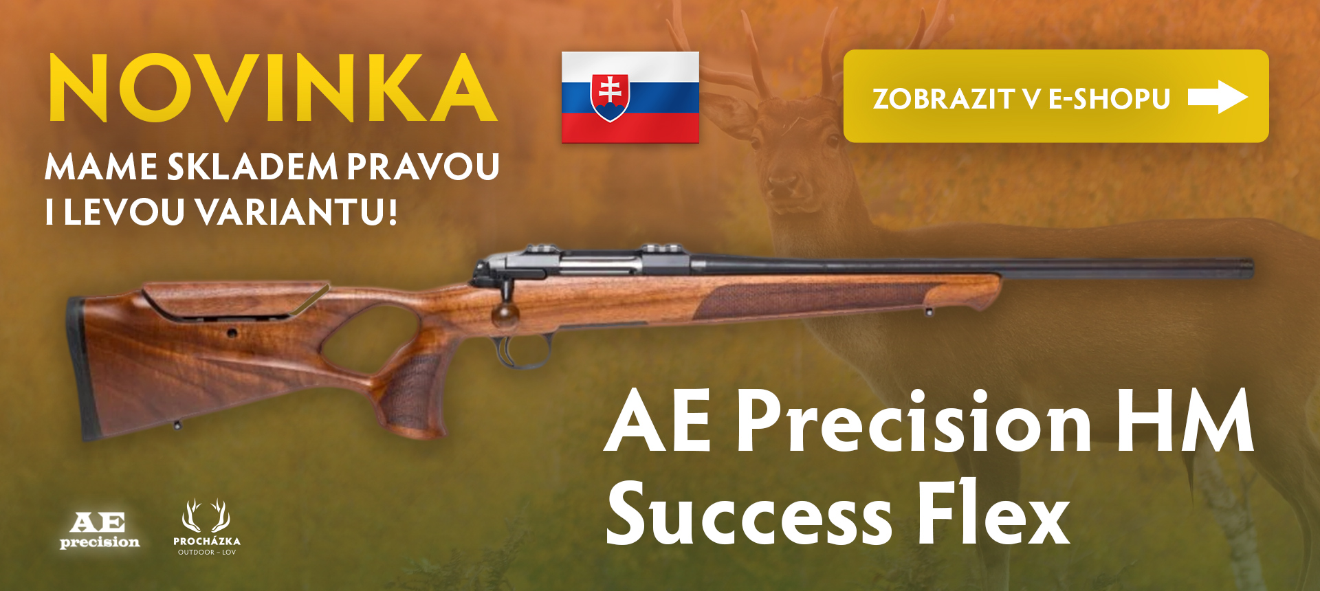 AE Precision kulovnice s přímotažným závěrem