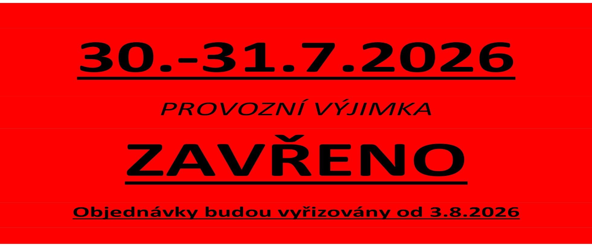 zavřeno