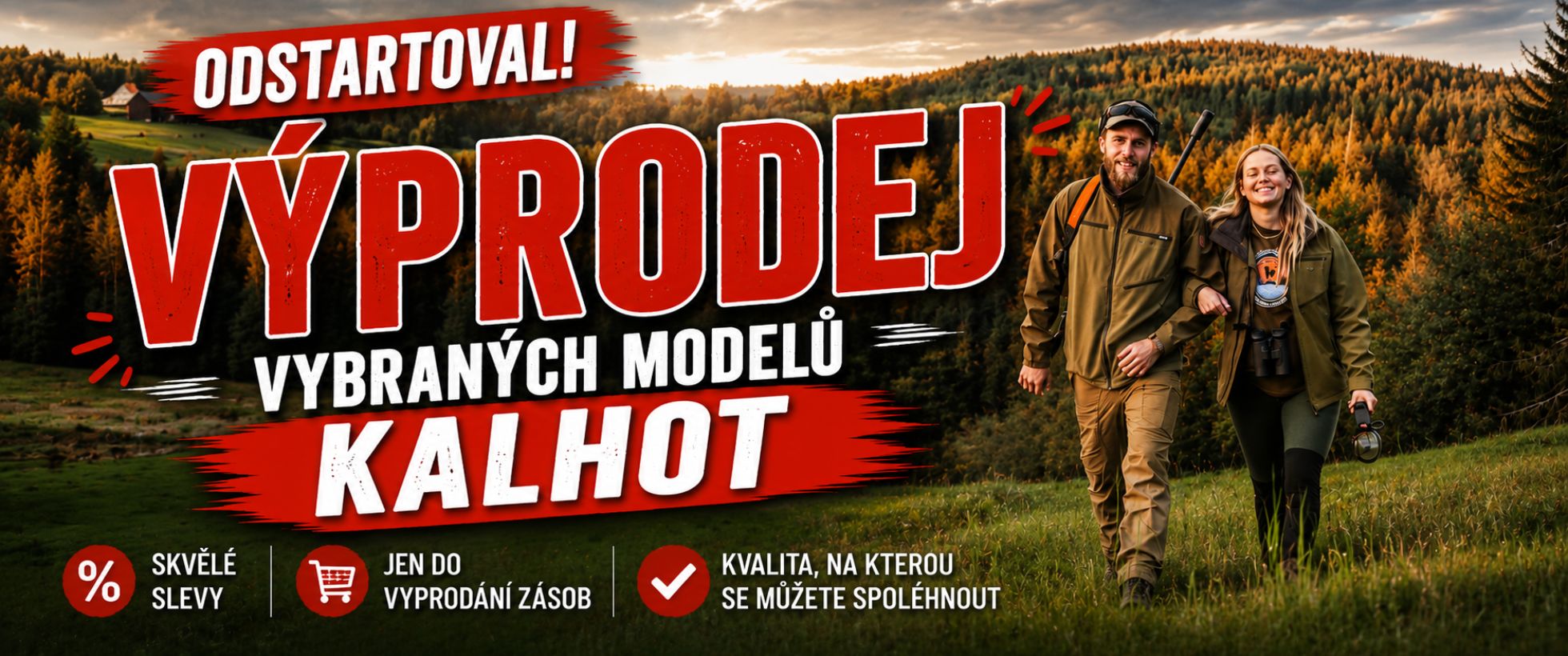 Výprodej kalhot