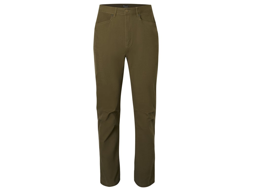 5352 168 01 Varnamo Vintage Canvas Trousers Mens Olive Brown (12393)