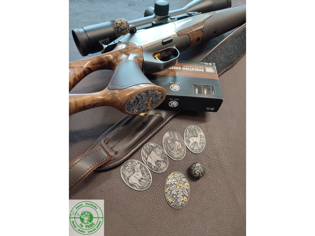 Pečeť pro Blaser R8 - Dubový list se zlatými žaludy