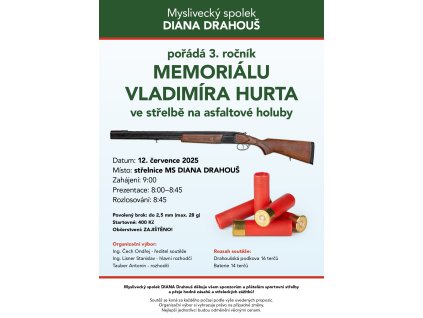 Memoriál Vladimíra Hurta 12.7.2025 MS Diana Drahouš