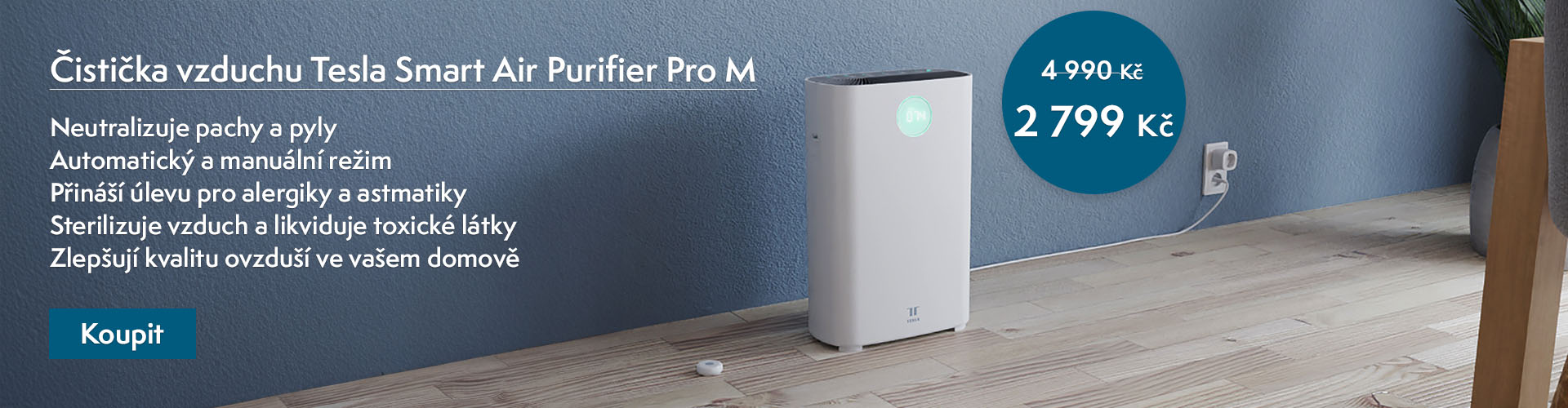 Čistička vzduchu Tesla Smart Purifier Pro M