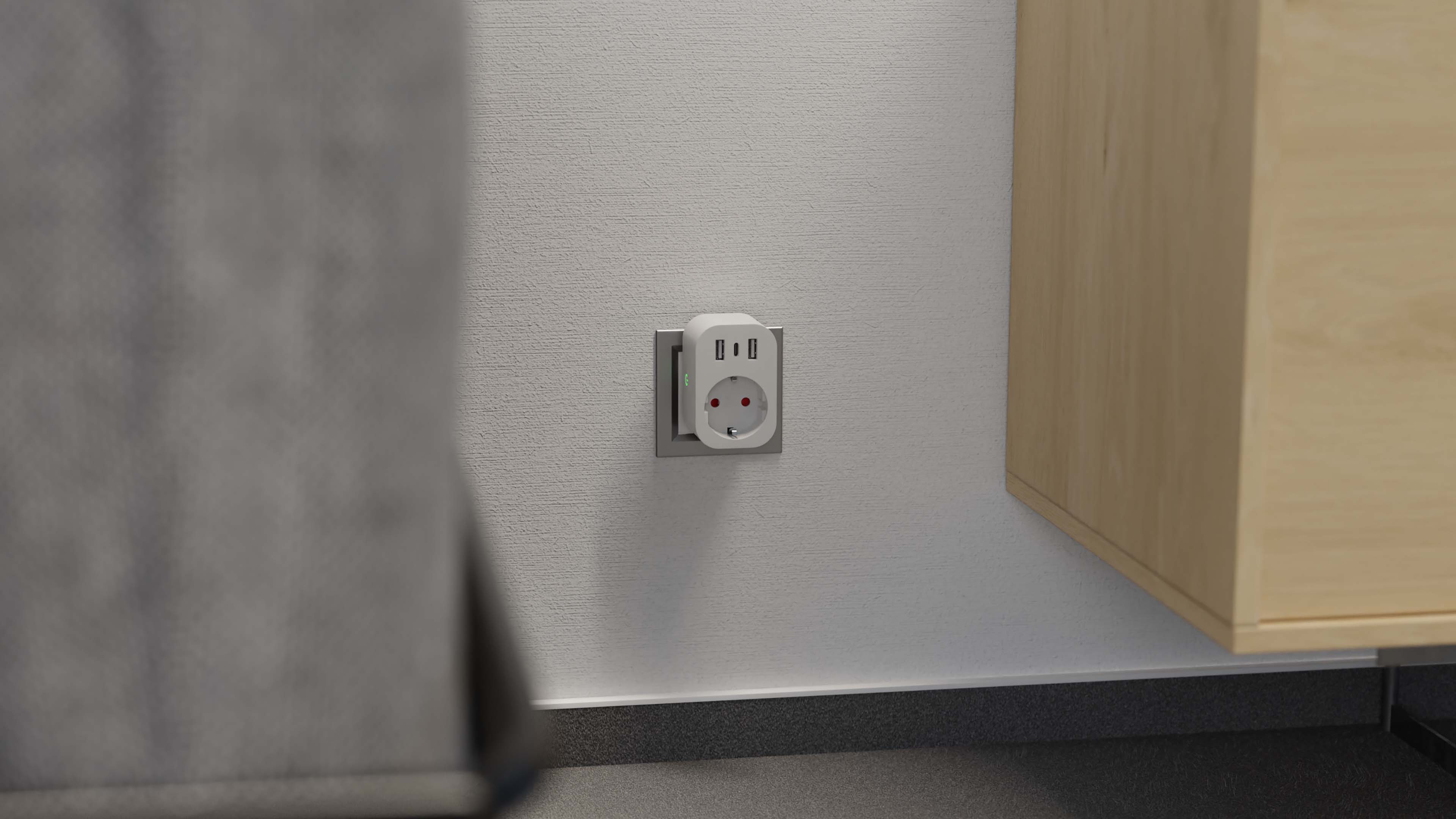 Chytrá zásuvka TESLA Smart Plug SP300 3 USB