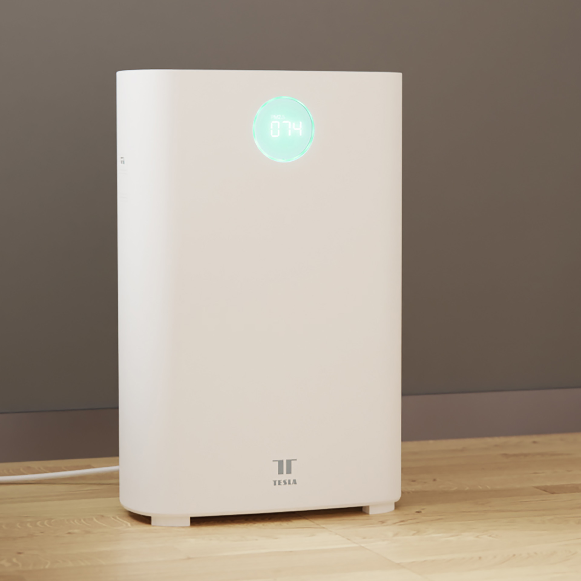 Čistička vzduchu Tesla Smart Air Purifier Pro M stojící na podlaze