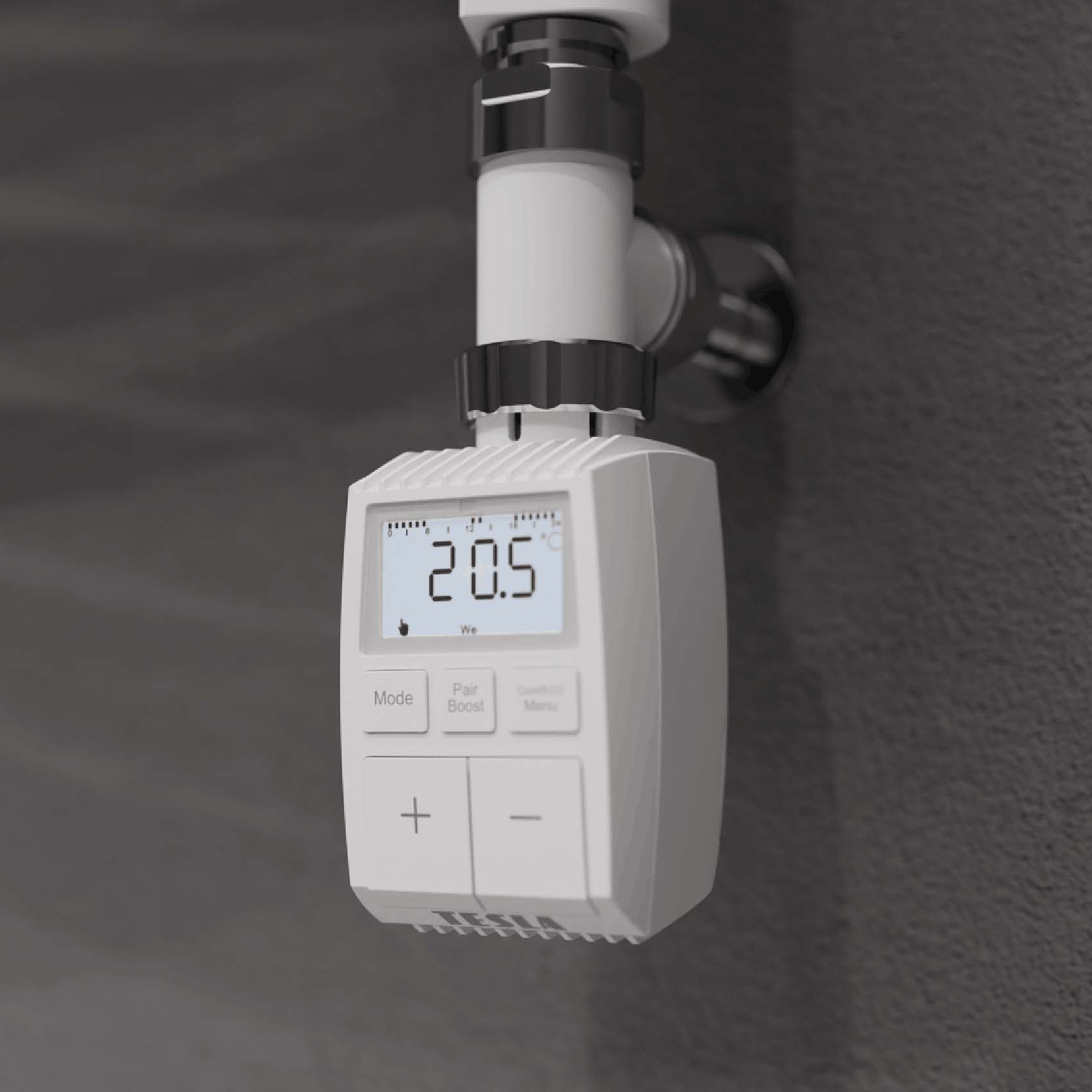 Termostatická hlavice Tesla Smart Thermostatic Valve