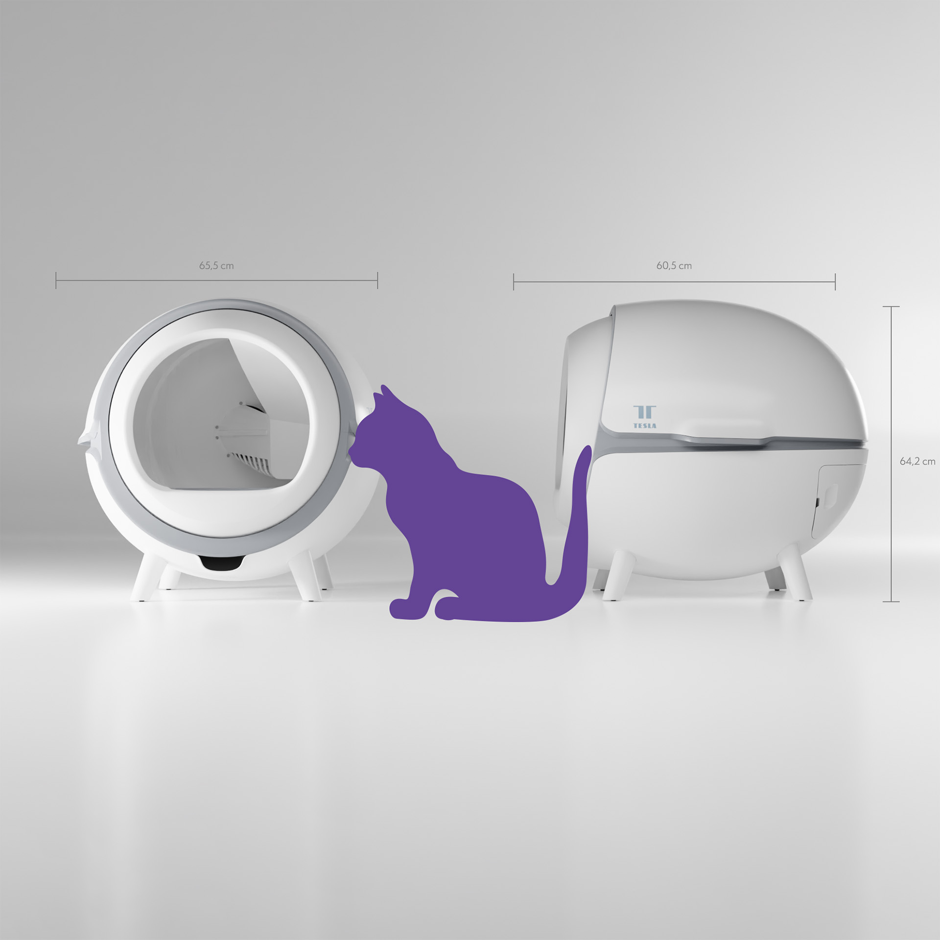 Kočičí záchod Tesla Smart Cat Toilet