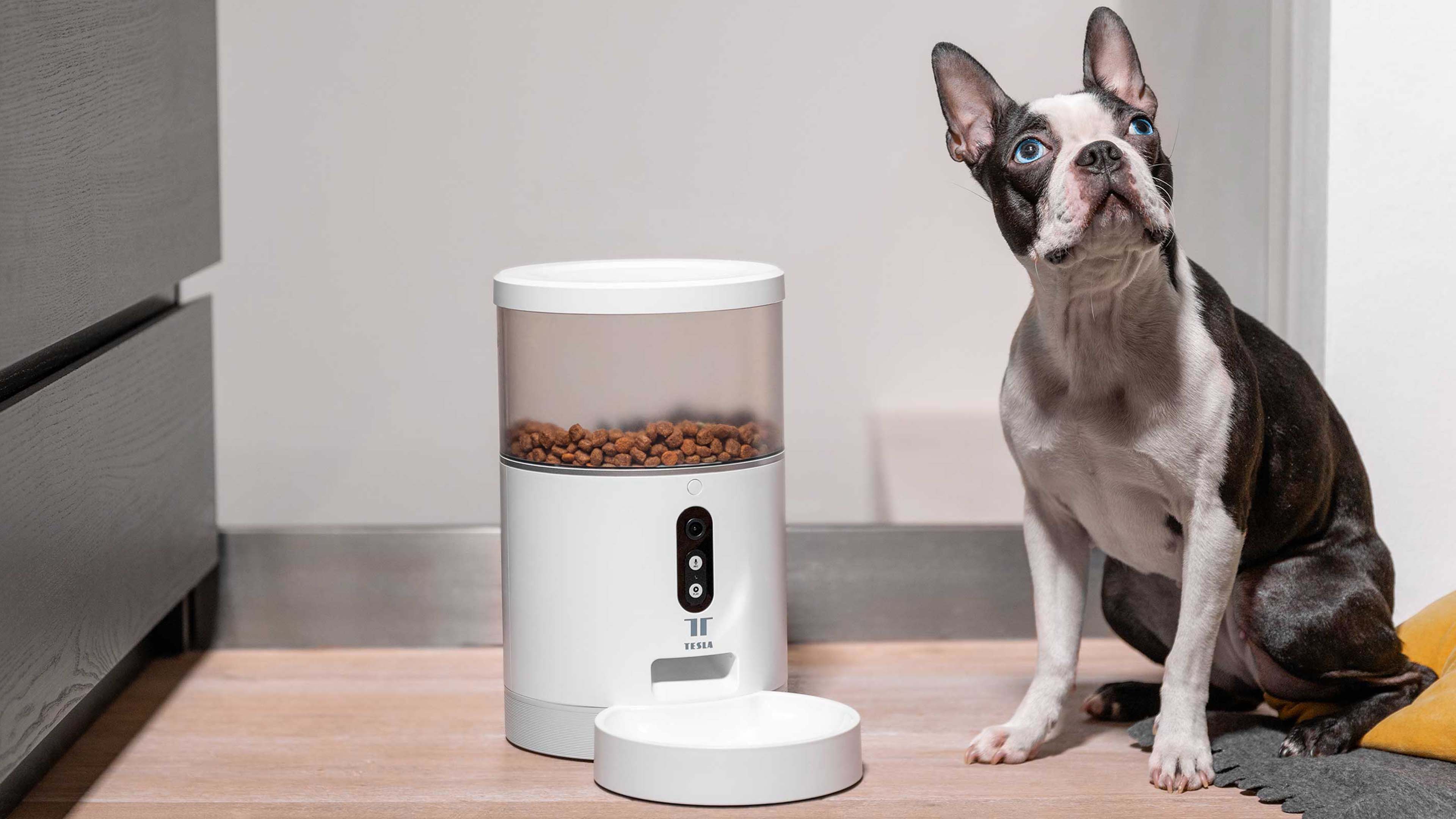 Chytrý dávkovač granulí Tesla Smart Pet Feeder