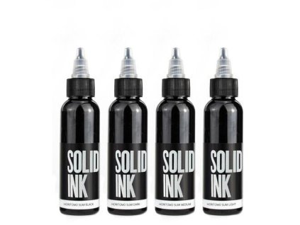 17798 solid ink set horitomo sumi 4x60ml