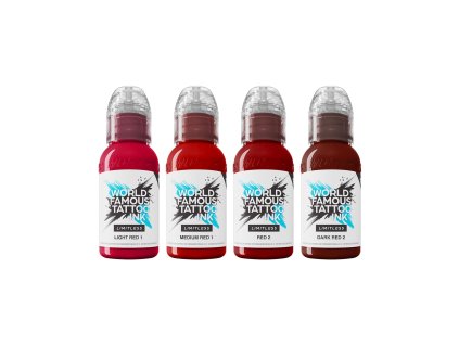 world famous limitless shades of red collection set