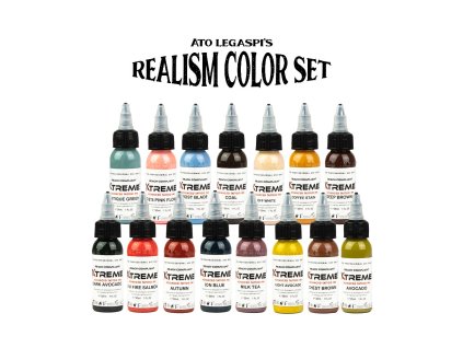 xtreme ink ato legaspis realism color set 15 x 30ml