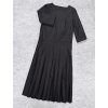 2920R   Šaty se sklady 3/4 rukáv