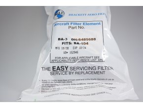 BA3 Air Filter Element Piper, PA24/28