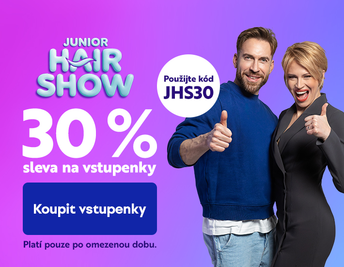 Sleva 30 % na vstupenky Junior Hair Show