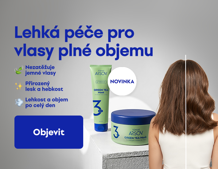 Novinka GREEN TEA Nezatěžující maska na vlasy 3v1