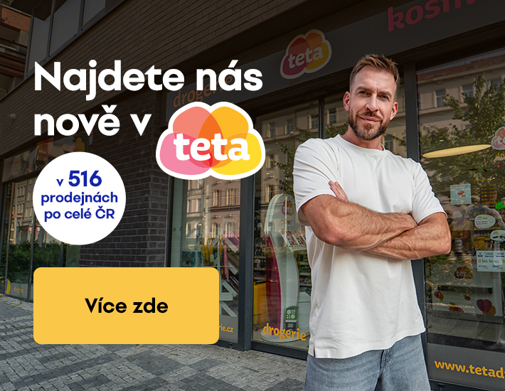 TOMAS ARSOV nově v 516 prodejnách Teta.