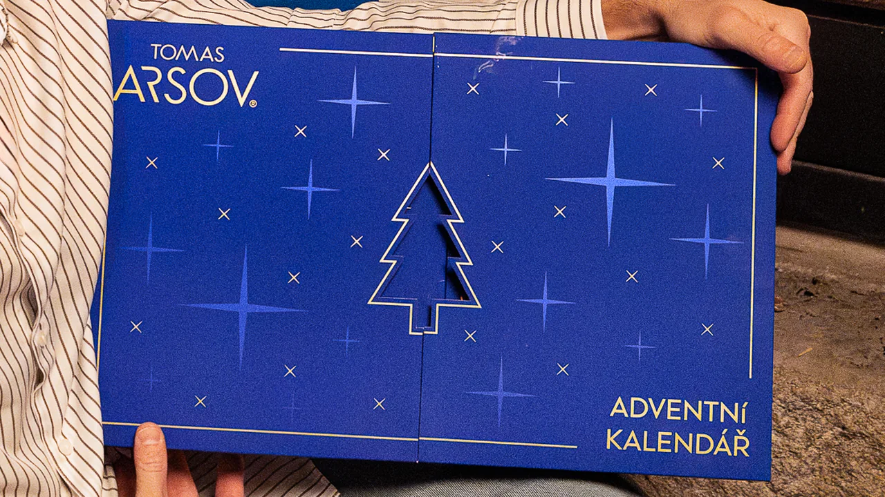 Krabice adventního kalendáře TOMAS ARSOV se stromečkem